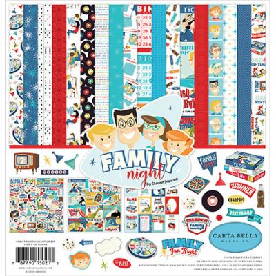 Carta Bella Family Night Designpapier - Collection Kit